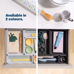 LIVIVO 8-Piece Drawer Divider Set - Grey - Additional view 3