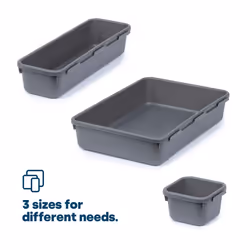 LIVIVO 8-Piece Drawer Divider Set - Grey - Additional view 7