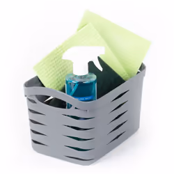 LIVIVO Handy Storage Basket - Plastic Crate for School, Office & Kitchen - 7L Small