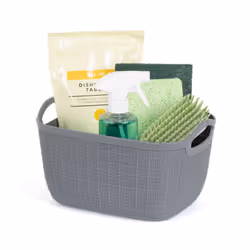 ) LIVIVO Plastic Storage Baskets - 11L (29X23X17CM