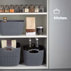 ) LIVIVO Plastic Storage Baskets - 11L (29X23X17CM - Additional view 7