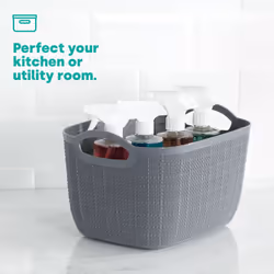 ) LIVIVO Plastic Storage Baskets - 17L (33.5X26X20.5CM - Additional view 5
