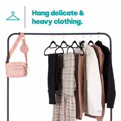 LIVIVO Heavy Duty Clothes Rail Rack - BLACK