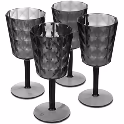 LIVIVO Outdoor Dining Set - Plates, Bowls & Glasses - 4 WINE GLASS