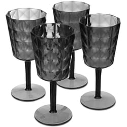 LIVIVO Outdoor Dining Set - Plates, Bowls & Glasses - 4 WINE GLASS
