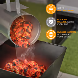 LIVIVO Quick-Start Barbecue Chimney Starter