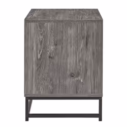LIVIVO Oak Side Table - End Coffee Table - DARK GREY - Additional view 5