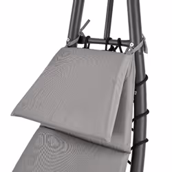 LIVIVO Sun Lounger Chair with Canopy - Garden Swing Hammock