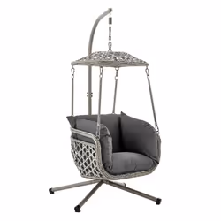 LIVIVO Rattan Hanging Egg Chair