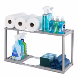 LIVIVO Adjustable Under Sink Shelf Storage Organiser