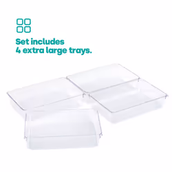 LIVIVO Drawer Storage Organiser - 4PCS EXTRA LARGE - Additional view 5