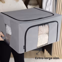 LIVIVO Set of 3 Fabric Foldable Storage Bags - Additional view 5