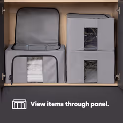 LIVIVO Set of 3 Fabric Foldable Storage Bags - Additional view 8