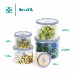 LIVIVO 5-Piece Airtight Food Storage Container Set - Additional view 7