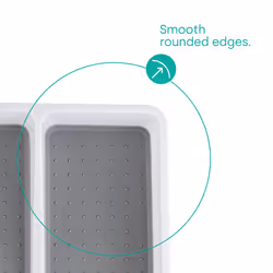 LIVIVO Plastic Kitchen Cutlery Tray Organiser Rack Holder - Additional view 5
