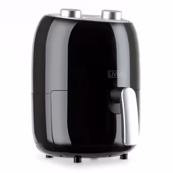 LIVIVO 2L Rapid Air Fryer Oven - Healthy, Low-Fat, Oil-Free Cooking - BLACK