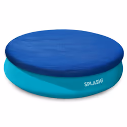 SPLASH! AquaRing Fast Set Swimming Pool Cover - Round Paddling Pool Protection - 8ft
