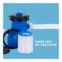 SPLASH! Water Filter Pump for Swimming Pools, Aquariums, and Tanks - 530 Gal