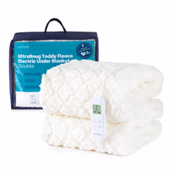 LIVIVO Teddy Fleece Electric Blanket Luxuriously Plush Throw - KIng
