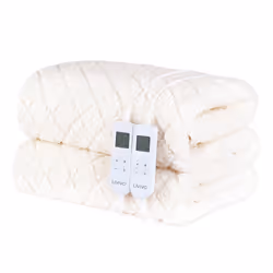 LIVIVO Teddy Fleece Electric Blanket Luxuriously Plush Throw - Super King