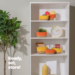 LIVIVO Tulla Seagrass Storage Basket Set - Sunflower