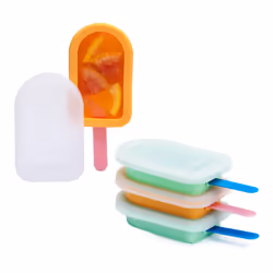 LIVIVO 4-Piece Ice Lolly Mould Set with Sticks