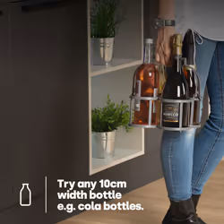 LIVIVO Metal 4 Milk Bottle Holder
