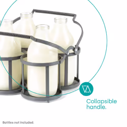 LIVIVO Metal 4 Milk Bottle Holder - Additional view 5
