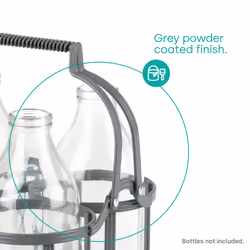 LIVIVO Metal 4 Milk Bottle Holder - Additional view 6