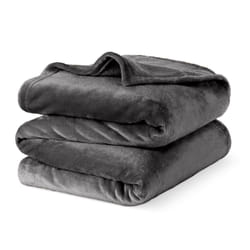 LIVIVO Soft Flannel Fleece Blanket - Warm Microfiber Throw - DOUBLE, URBAN CHIC