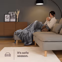 LIVIVO Soft Flannel Fleece Blanket - Warm Microfiber Throw - DOUBLE, URBAN CHIC - Additional view 3