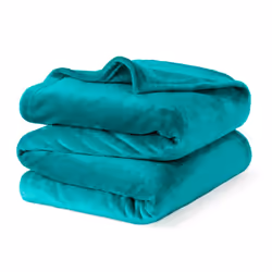 LIVIVO Soft Flannel Fleece Blanket - Warm Microfiber Throw - DOUBLE, OCEAN