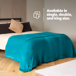 LIVIVO Soft Flannel Fleece Blanket - Warm Microfiber Throw - DOUBLE, OCEAN - Additional view 6