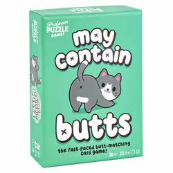 Professor Puzzle | May Contain Butts | Card Game | Ages 6+ | 2-6 Players | 15 Minutes Playing Time