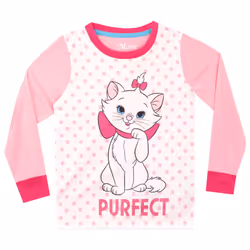 Disney Girls Aristocats Pajamas Pink Size 8