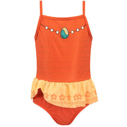 Disney Girls' Moana Swimsuit Orange Size 3T