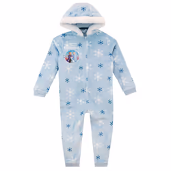 Disney Girls' Sleepsuit Frozen Blue 6