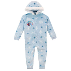 Disney Girls' Sleepsuit Frozen Blue 6