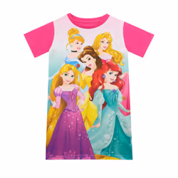Disney Girls Nightdress Princess Multicolor 8