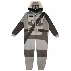 STAR WARS Boys' The Mandalorian Onesie Gray 12