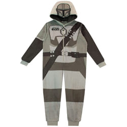 STAR WARS Boys' The Mandalorian Onesie Gray 12