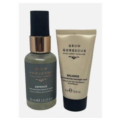 Grow Gorgeous leave in spray, shine overnight mask