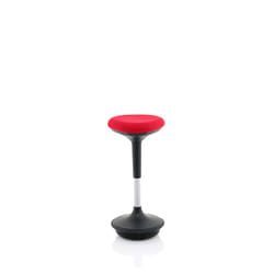 Dynamic KCUP1548 saddle chair Padded seat Cherry (fruit) Fabric Black