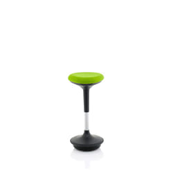 Dynamic KCUP1551 saddle chair Padded seat Green Fabric Black 1 pc(s)