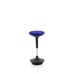 Dynamic KCUP1553 saddle chair Padded seat Blue Fabric Black 1 pc(s)