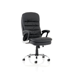 Dynamic Ontario Faux Leather Executive Office Chair Black - EX000237 -