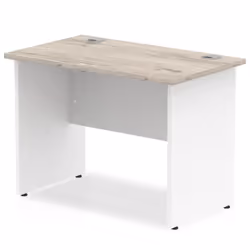 Dynamic Impulse Straight Office Desk W1000 x D600 x H730mm Panel End L