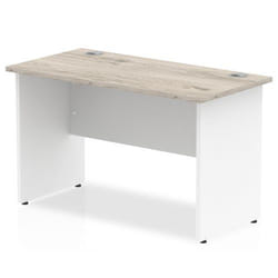 Dynamic Impulse Straight Office Desk W1200 x D600 x H730mm Panel End L