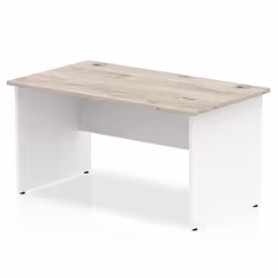Dynamic Impulse Straight Office Desk W1400 x D800 x H730mm Panel End L