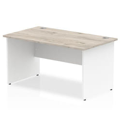 Dynamic Impulse Straight Office Desk W1400 x D800 x H730mm Panel End L